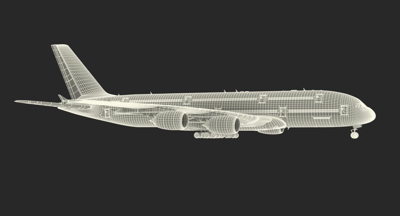 Airbus A380-1000 Air France 3D